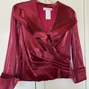 Party cocktail blouse size 6